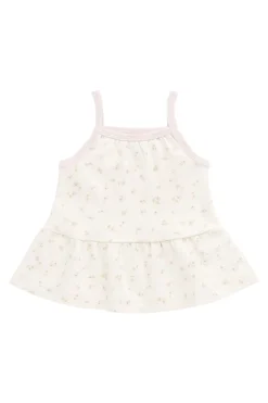 Organic Cotton Meadow Singlet - Briella Whisper