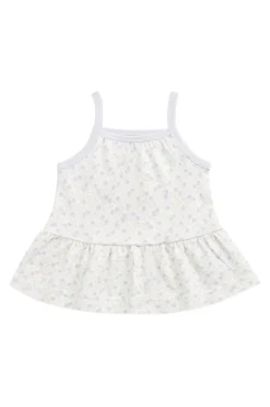 Organic Cotton Meadow Singlet - Emmy Lilac