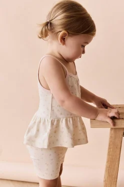 Organic Cotton Meadow Singlet - Briella Whisper
