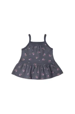 Organic Cotton Meadow Singlet - Simone Lava