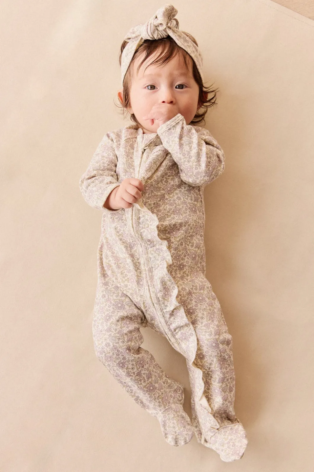 Organic Cotton Melanie Onepiece - Amelia Pastel