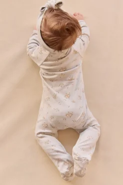 Organic Cotton Melanie Onepiece - Petite Fleur Blue