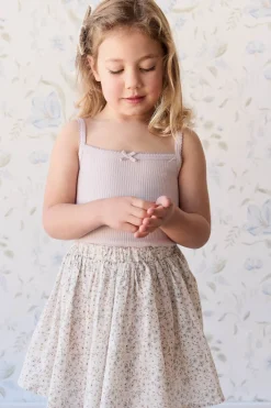 Organic Cotton Melanie Skirt - Fifi Violet