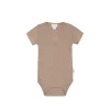 Organic Cotton Modal Darcy Rib Tee Bodysuit - Mountain