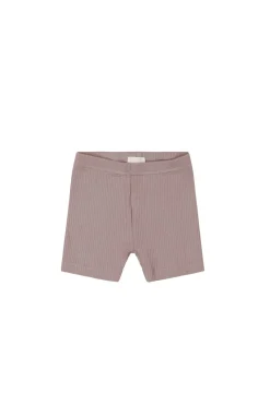 Organic Cotton Modal Elisa Bike Short - Mauve Shadow