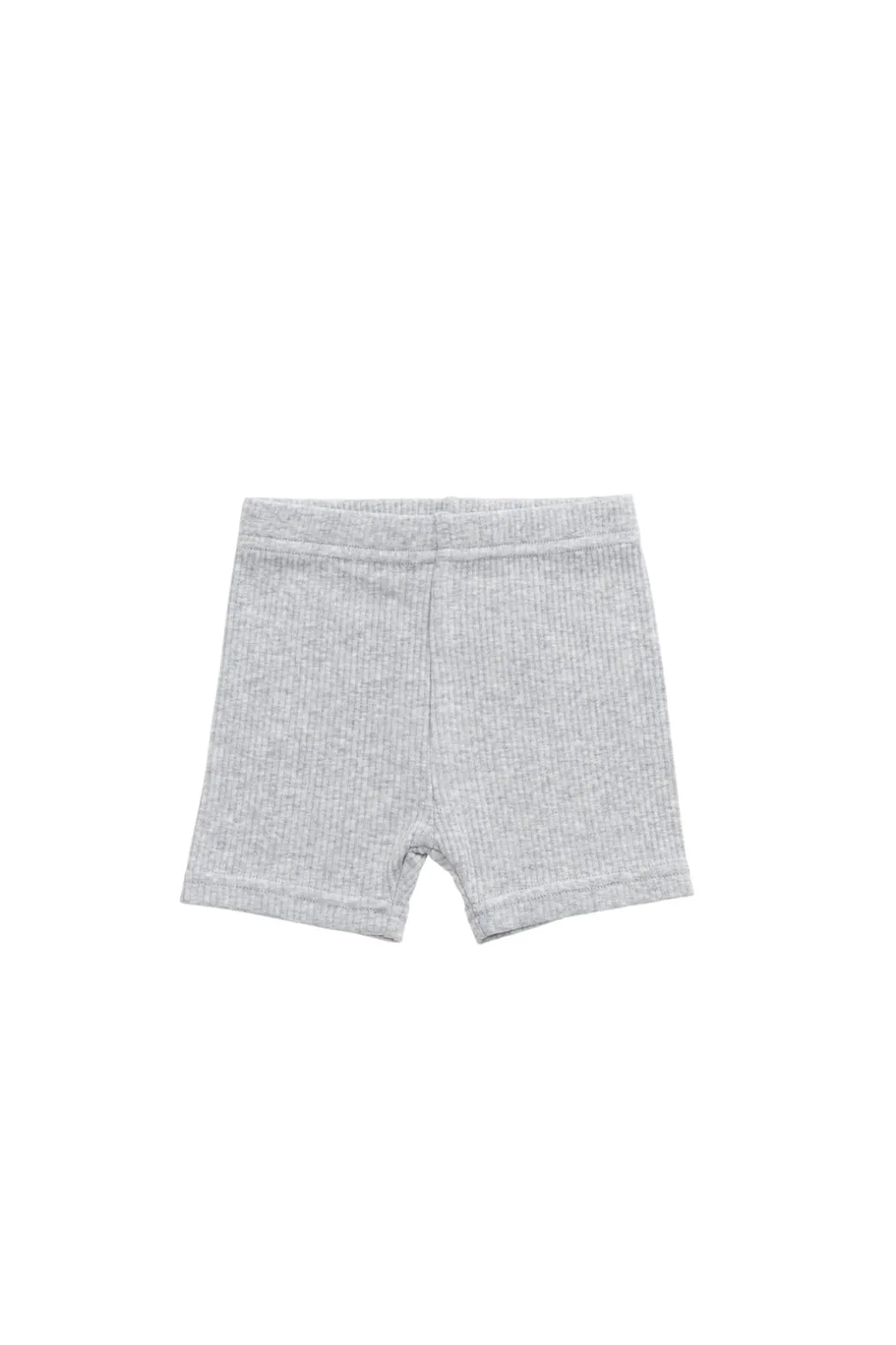 Organic Cotton Modal Elisa Bike Short - Light Grey Marle
