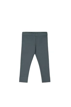 Organic Cotton Modal Everyday Legging - Smoke