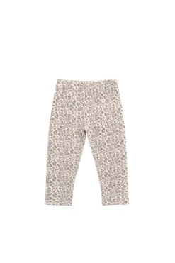 Organic Cotton Modal Everyday Legging - Amber Eggnog
