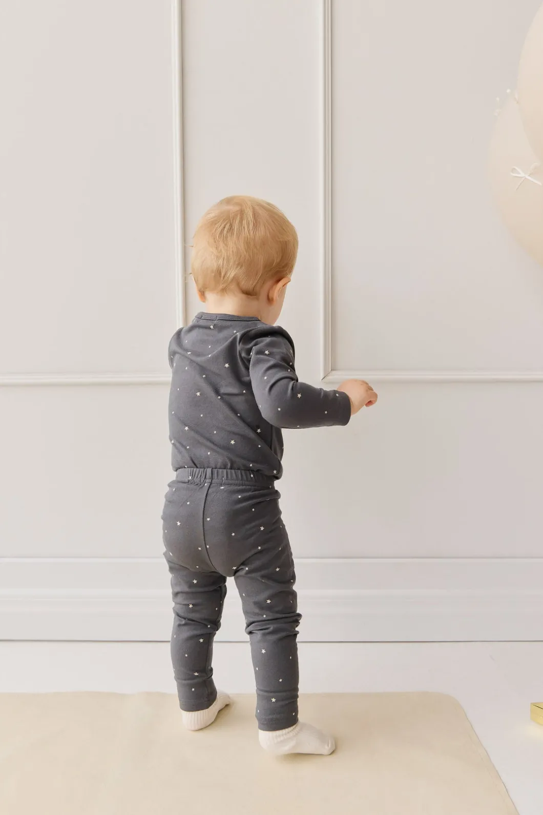 Organic Cotton Modal Everyday Legging - Milky Way Icelandic
