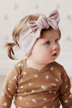 Organic Cotton Modal Headband - Mushroom Marle