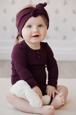 Organic Cotton Modal Headband - Sugar Plum Marle