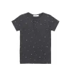 Organic Cotton Modal Henley Tee - Milky Way Icelandic