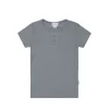 Organic Cotton Modal Henley Tee - Finch