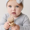 Organic Cotton Modal Lilian Headband - Light Grey Marle