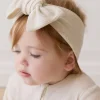 Organic Cotton Modal Lilian Headband - Oatmeal Marle