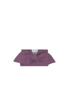 Organic Cotton Modal Lilian Headband - Elderberry