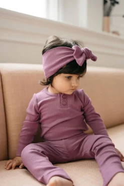 Organic Cotton Modal Lilian Headband - Elderberry