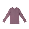 Organic Cotton Modal Long Sleeve Henley - Della