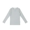 Organic Cotton Modal Long Sleeve Henley - North Star