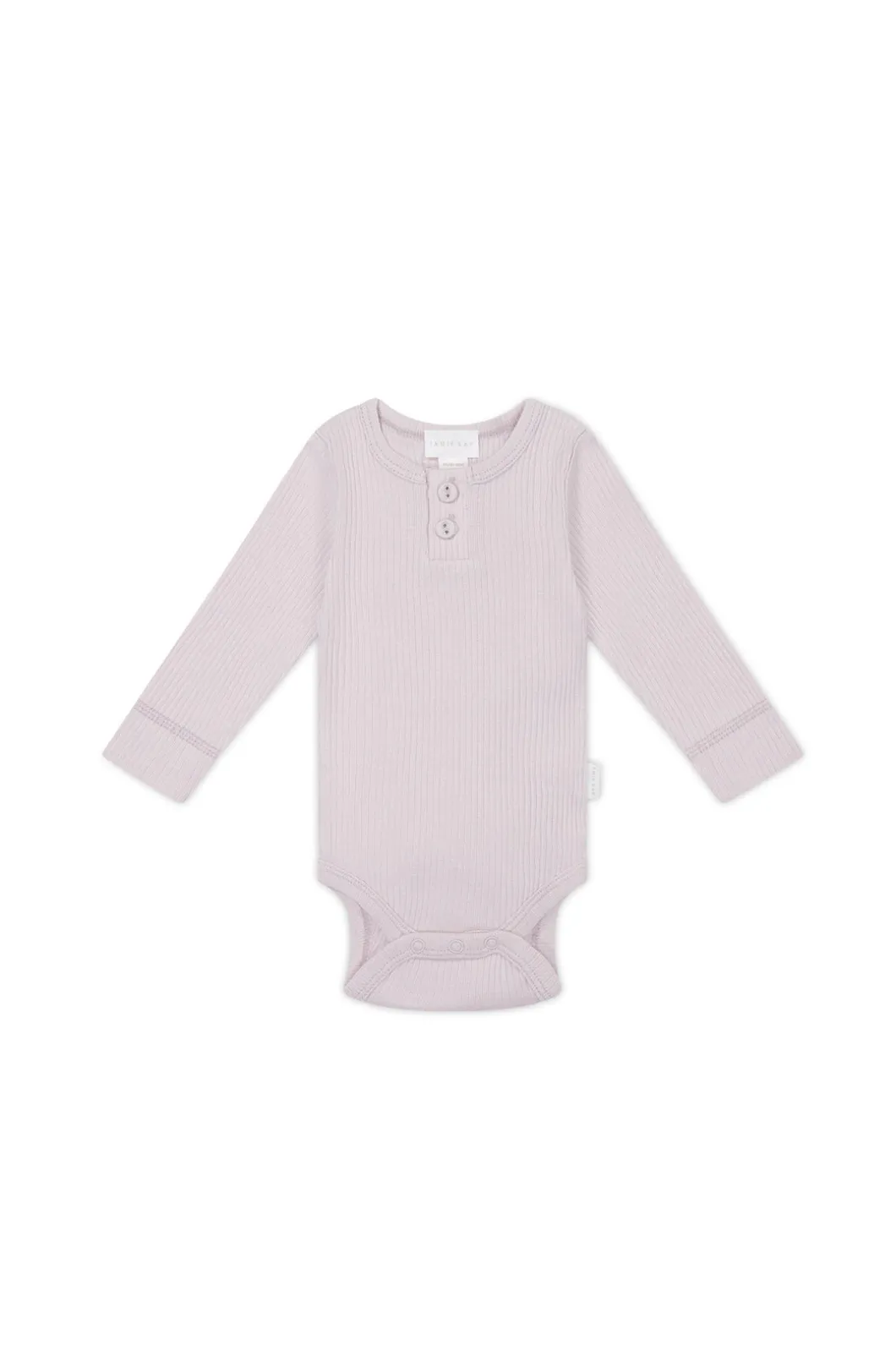 Organic Cotton Modal Long Sleeve Bodysuit - Luna