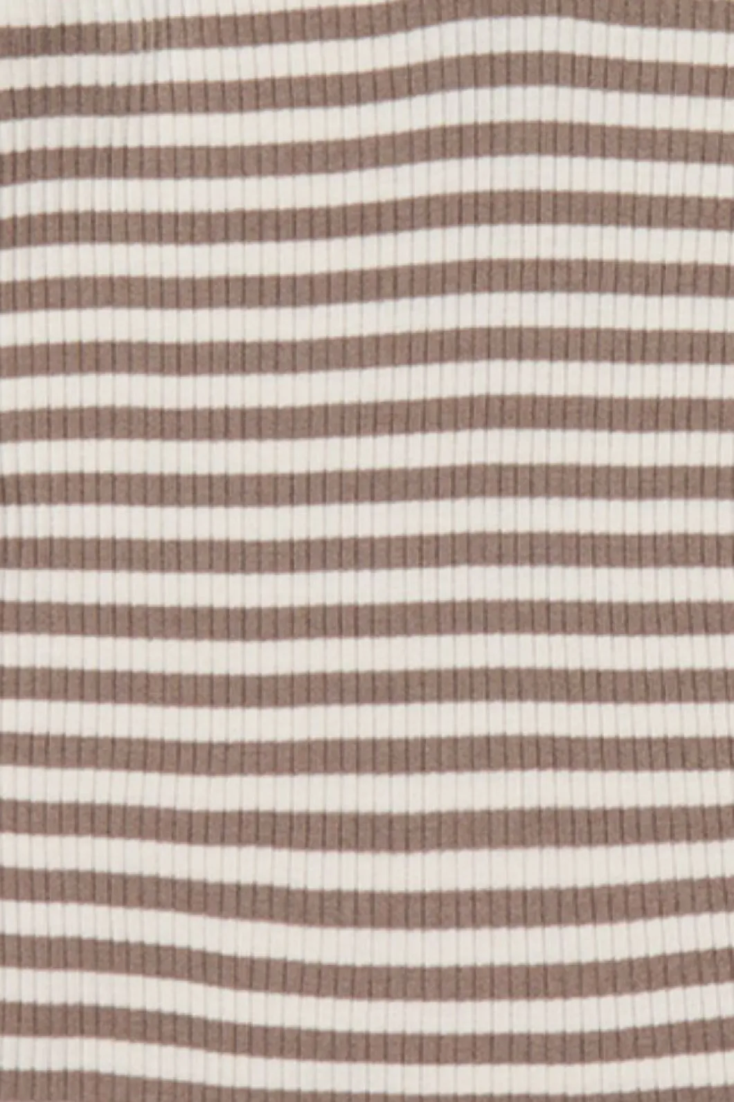 Organic Cotton Modal Long Sleeve Bodysuit - Narrow Stripe Tweed/Cloud