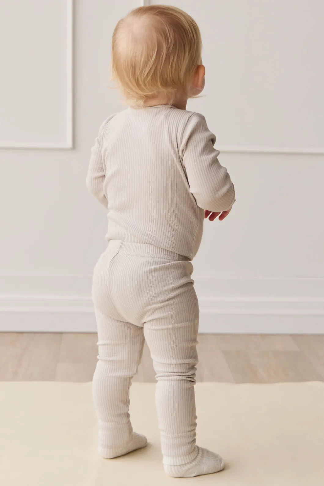 Organic Cotton Modal Long Sleeve Bodysuit - Milford