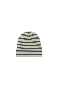 Organic Cotton Modal Marley Beanie - Cassava/Arctic