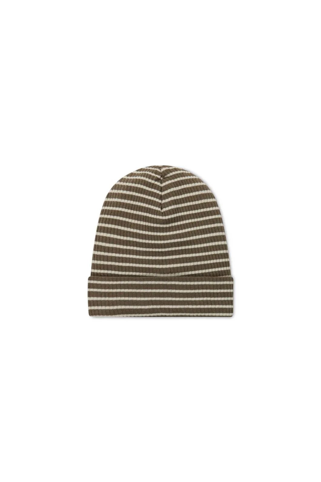 Organic Cotton Modal Marley Beanie - Bear/Cassava
