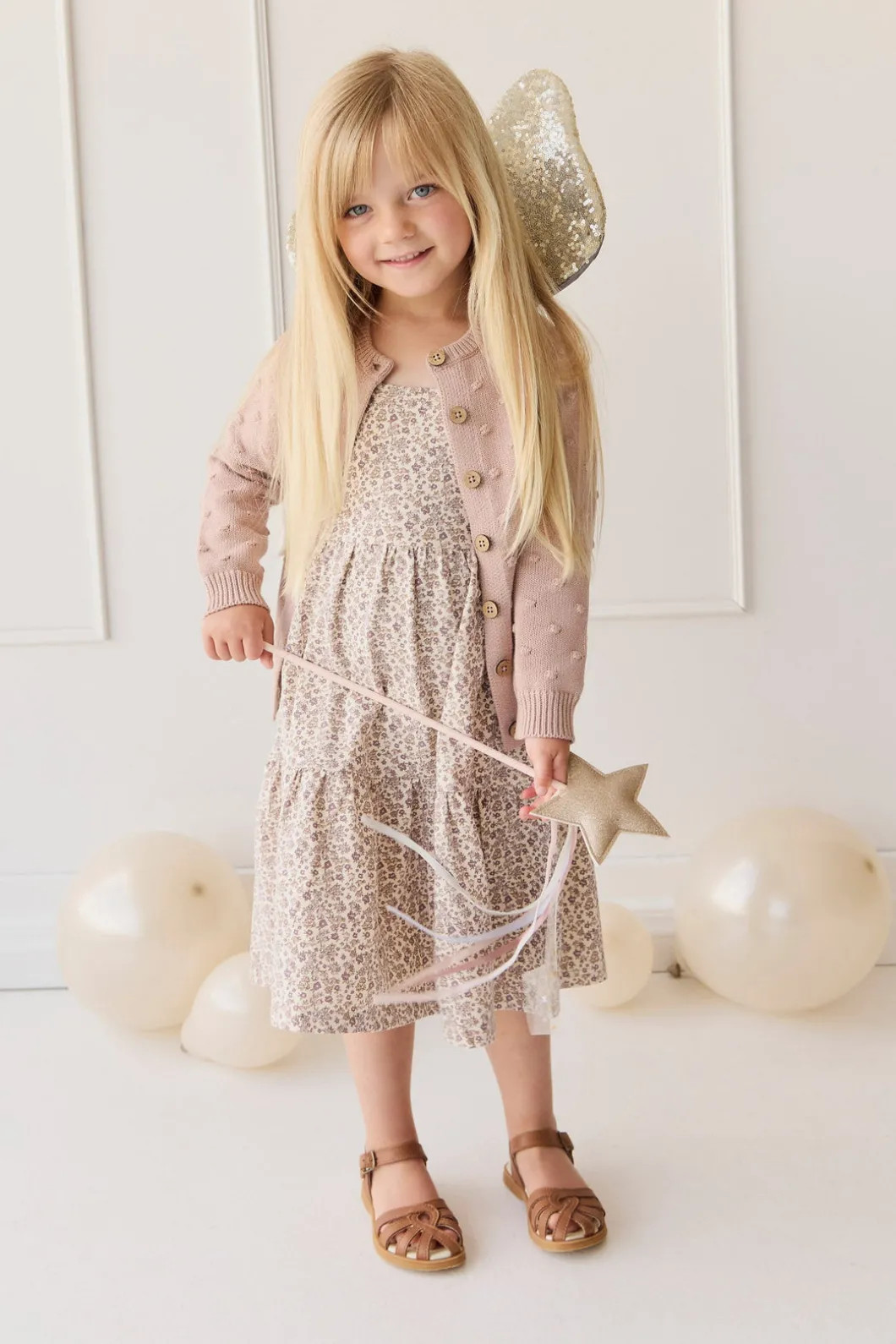 Organic Cotton Modal Matilda Dress - Amber Eggnog