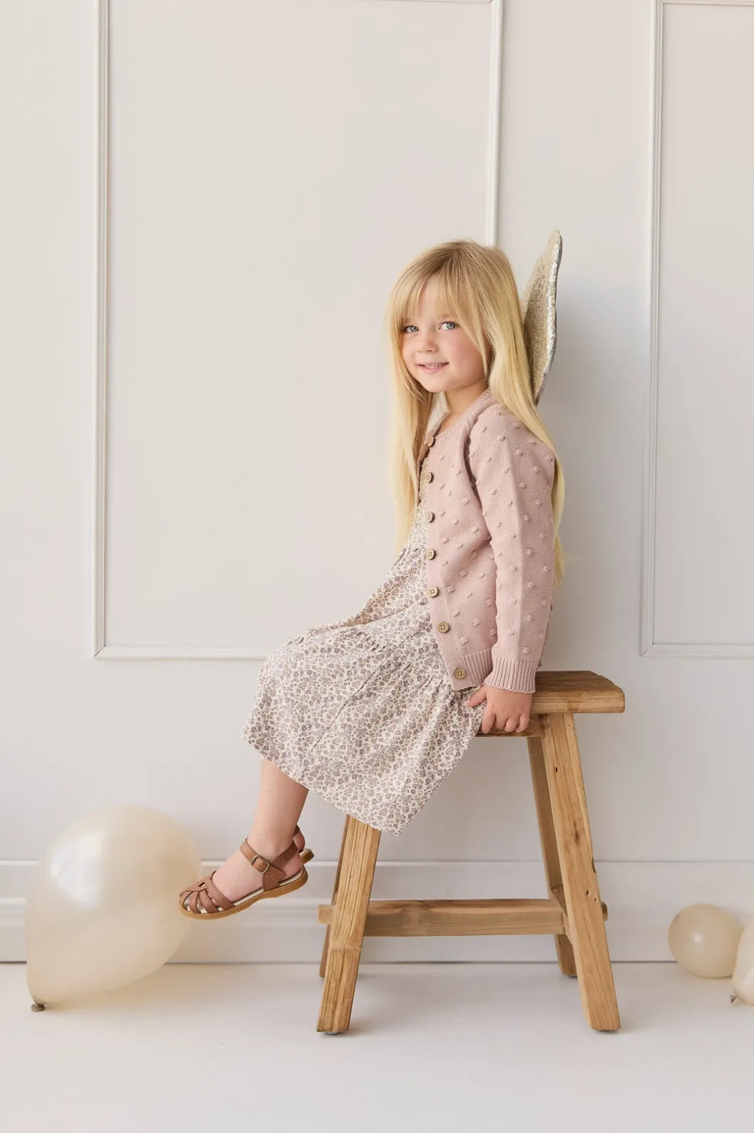 Organic Cotton Modal Matilda Dress - Amber Eggnog