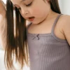 Organic Cotton Modal Singlet - Daisy