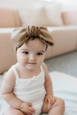 Organic Cotton Modal Singlet Bodysuit  - Milk