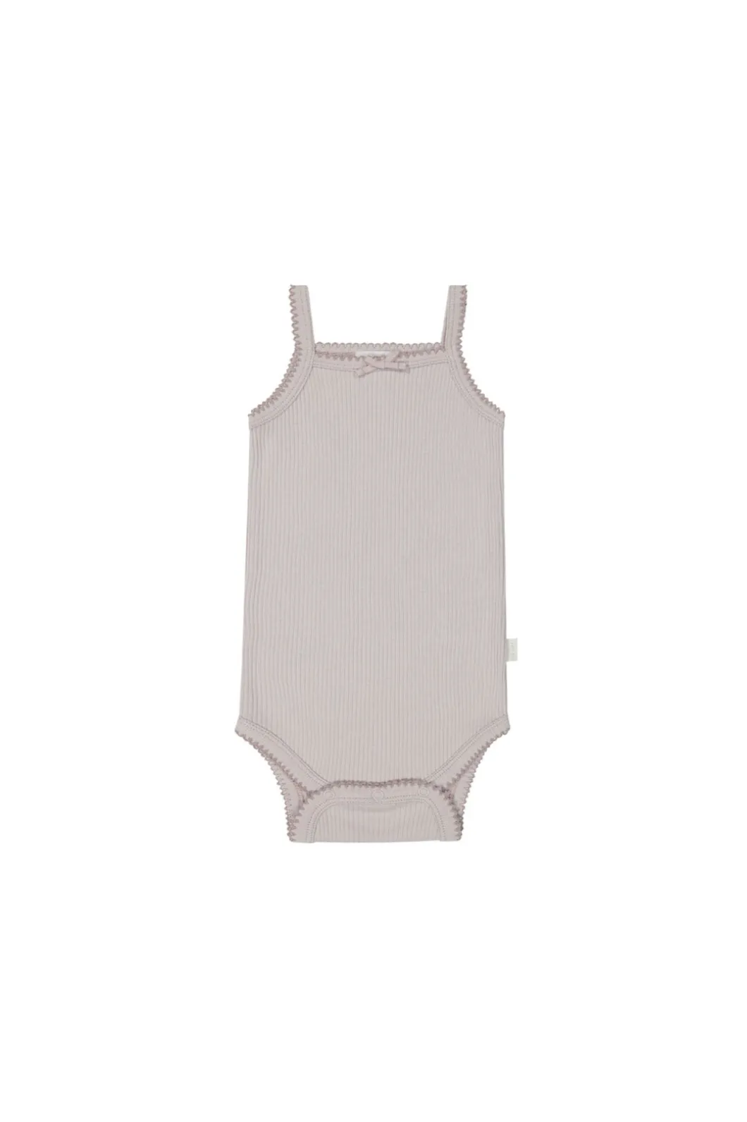 Organic Cotton Modal Singlet Bodysuit - Luna