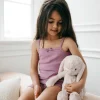 Organic Cotton Modal Singlet - Berry Jam