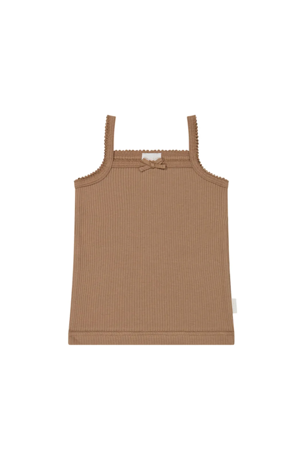 Organic Cotton Modal Singlet - Desert