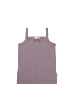 Organic Cotton Modal Singlet - Daisy