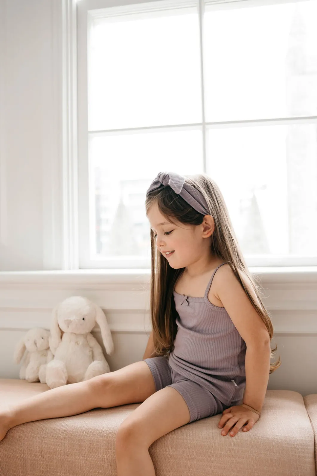 Organic Cotton Modal Singlet - Daisy