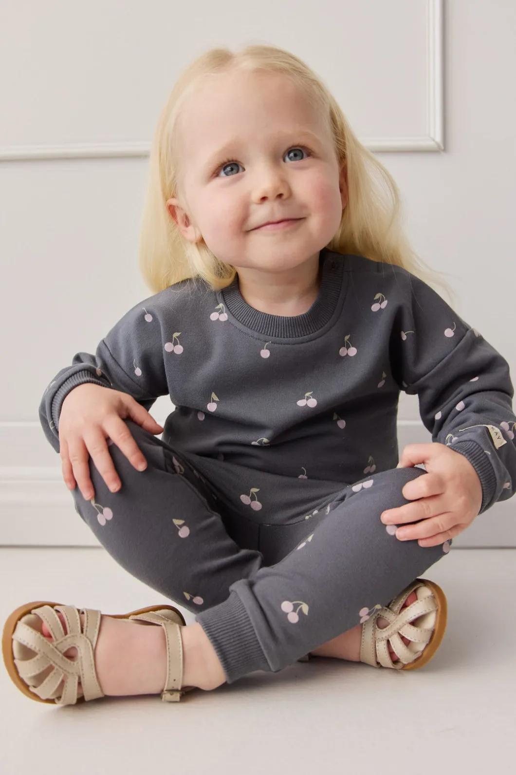 Organic Cotton Morgan Track Pant - Cherry Love Lava