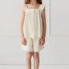 Organic Cotton Muslin Anja Short - Parchment