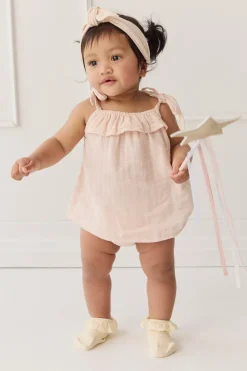 Organic Cotton Muslin Arielle Top - Ballet Pink
