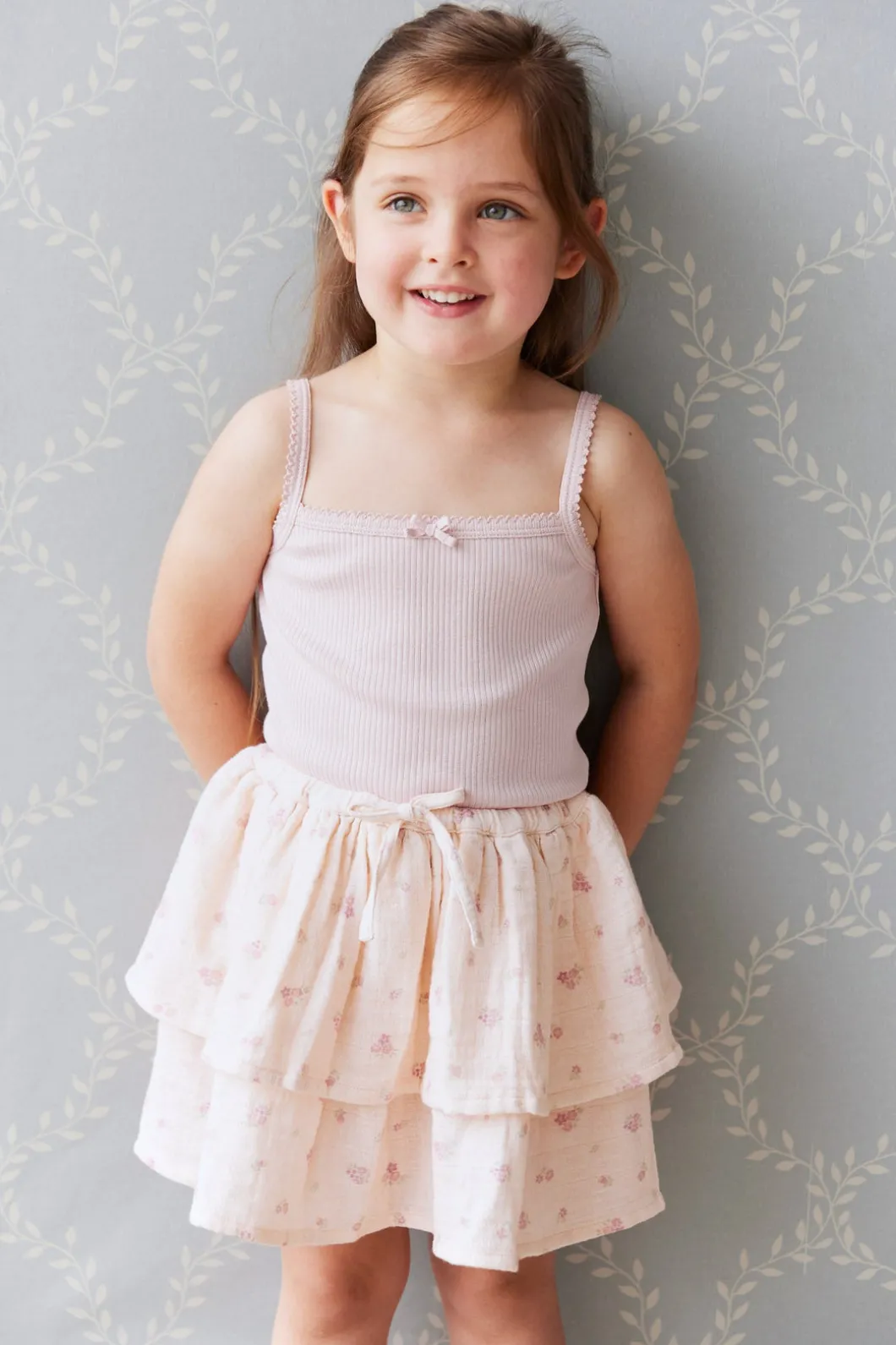 Organic Cotton Muslin Heidi Skirt - Irina Shell