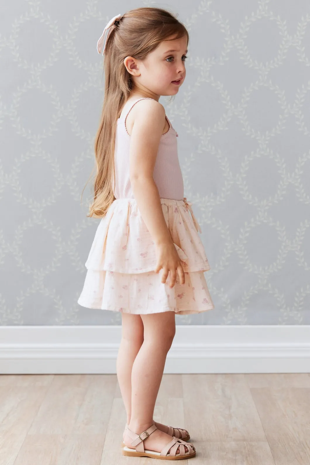 Organic Cotton Muslin Heidi Skirt - Irina Shell