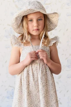 Organic Cotton Noelle Hat - Fifi Violet