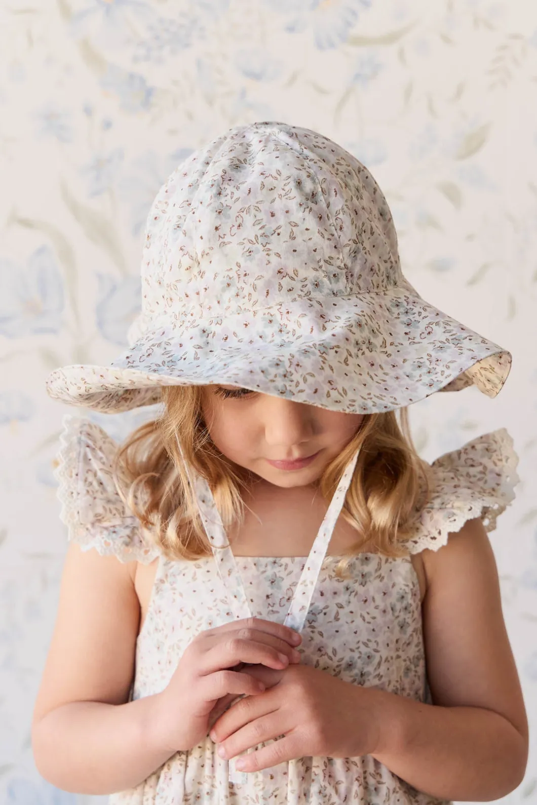 Organic Cotton Noelle Hat - Fifi Violet
