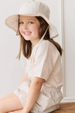 Organic Cotton Noelle Hat - Azra Slightly Pink