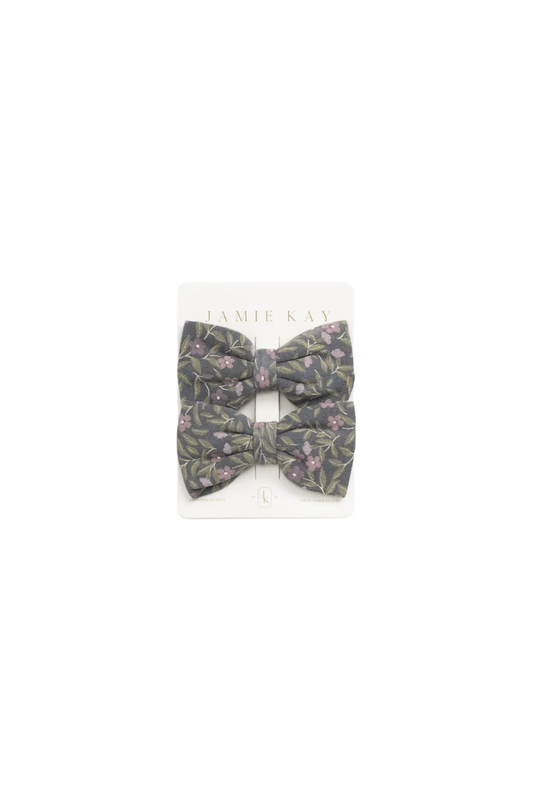 Organic Cotton Noelle 2pk Bow - Phoebe Lava