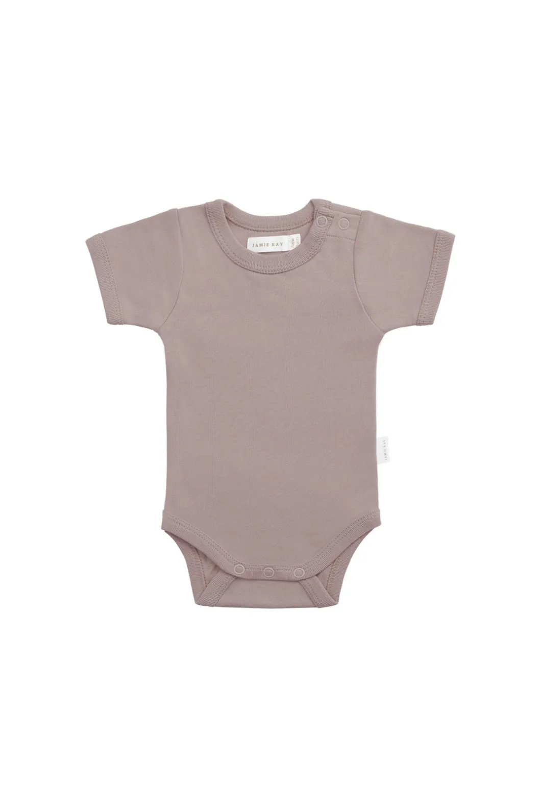 Organic Cotton Olsen Tee Bodysuit - Softest Mauve