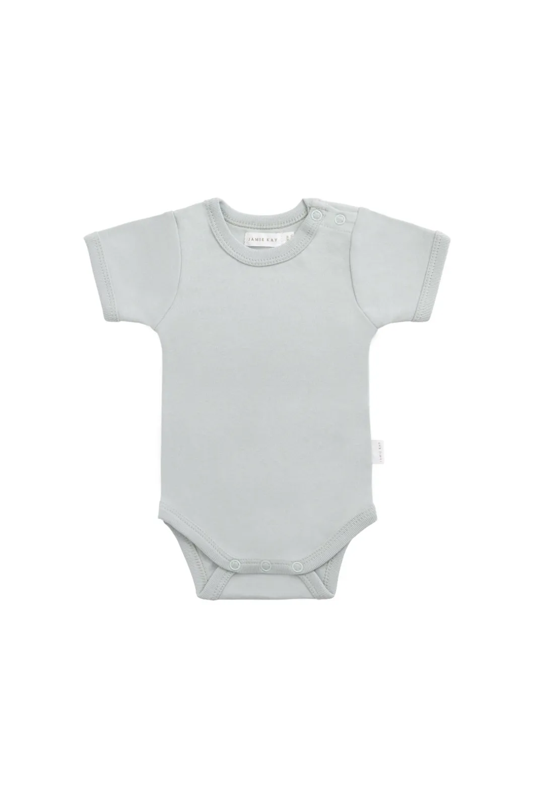 Organic Cotton Olsen Tee Bodysuit - Mineral