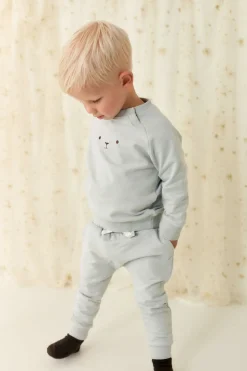 Organic Cotton Palmer Track Pant - Droplet