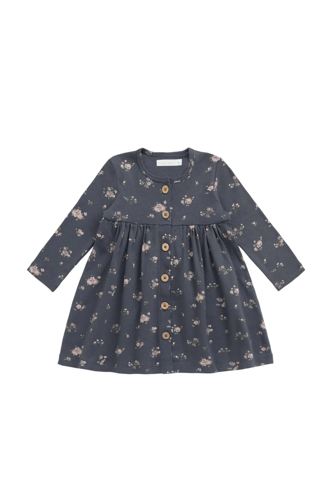Organic Cotton Poppy Dress - Petite Fleur Lava